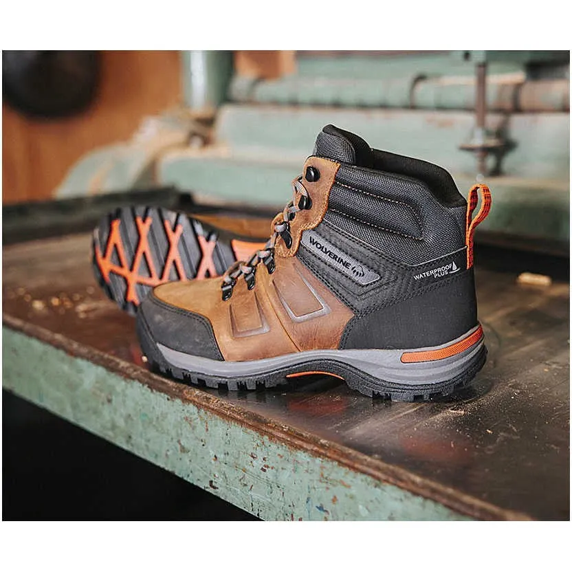 Wolverine Men's Chisel 6" Steel Toe WP Work Boot- Penny- W231044