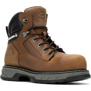 Wolverine Men's Reforce 6" Carbonmax Comp Toe WP Work Boot- Cashew- W241023