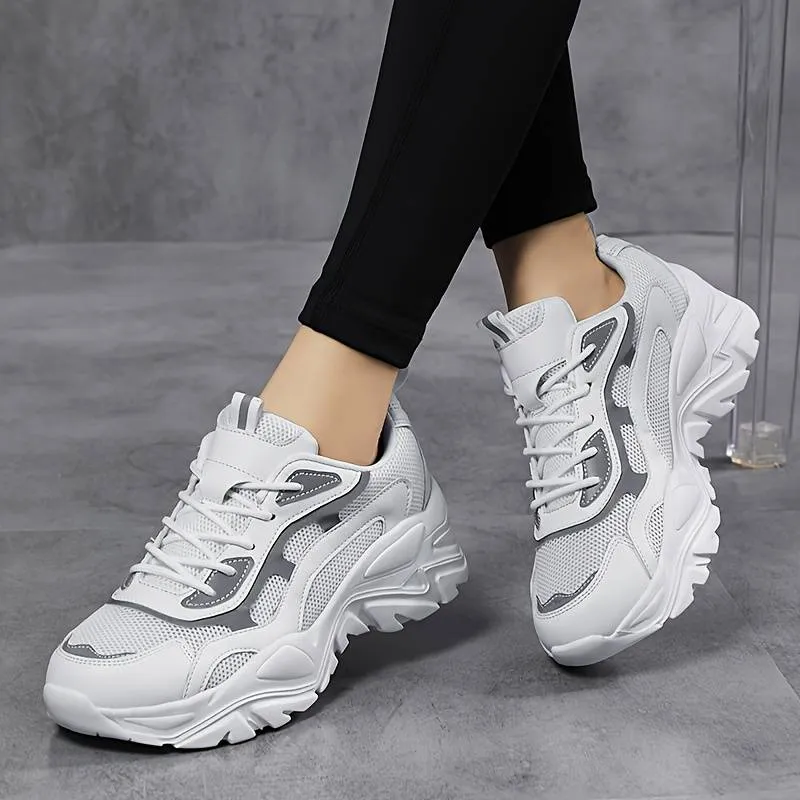 Women’s Classic Colorblock Lace Up Sneakers | Perfect for Everyday Wear