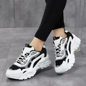 Women’s Classic Colorblock Lace Up Sneakers | Perfect for Everyday Wear