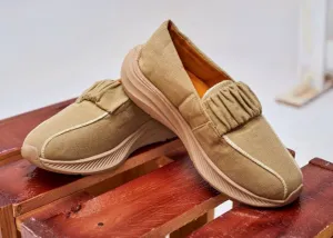 Women’s | Handwoven Maami Tan Smock Cloth with Arch Support