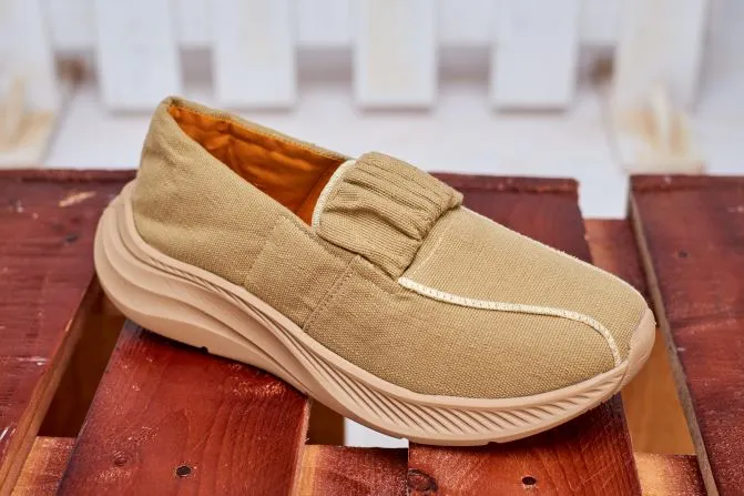 Women’s | Handwoven Maami Tan Smock Cloth with Arch Support