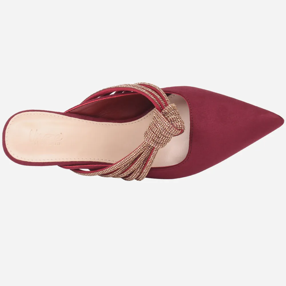 Women's "ZITA" Pointed Slide In Sandals