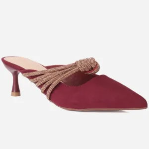 Women's "ZITA" Pointed Slide In Sandals