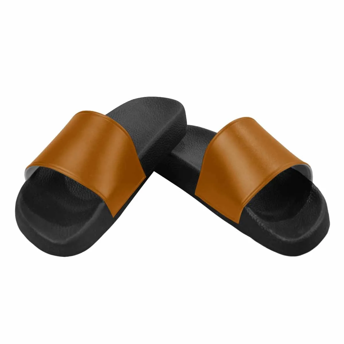 Womens Slide Sandals - Brown