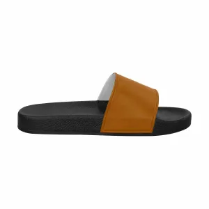 Womens Slide Sandals - Brown