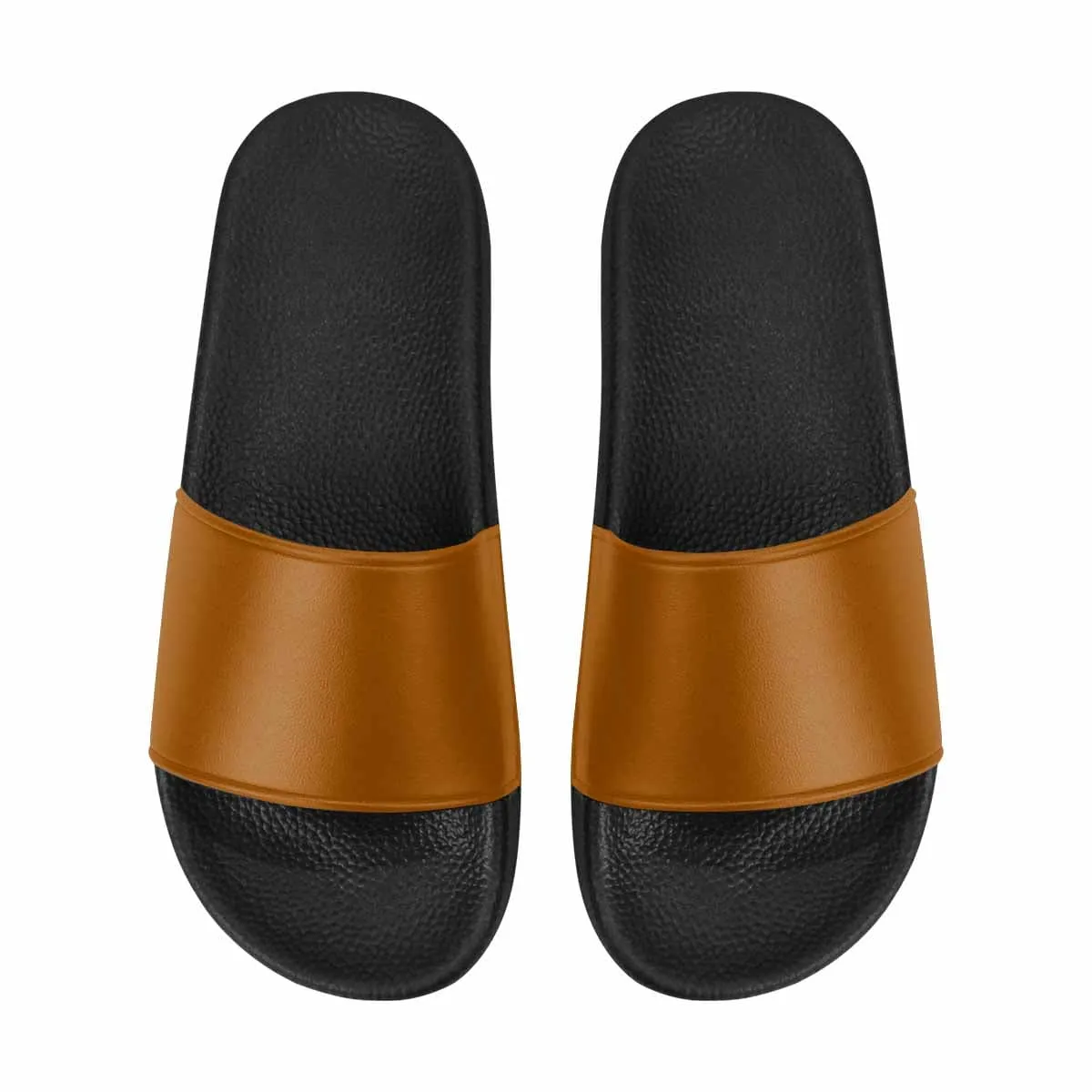 Womens Slide Sandals - Brown