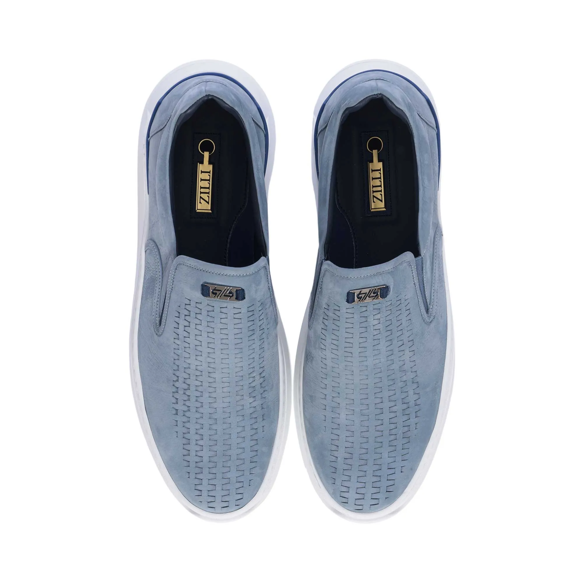 Zilli Men's Denim Blue Loafer
